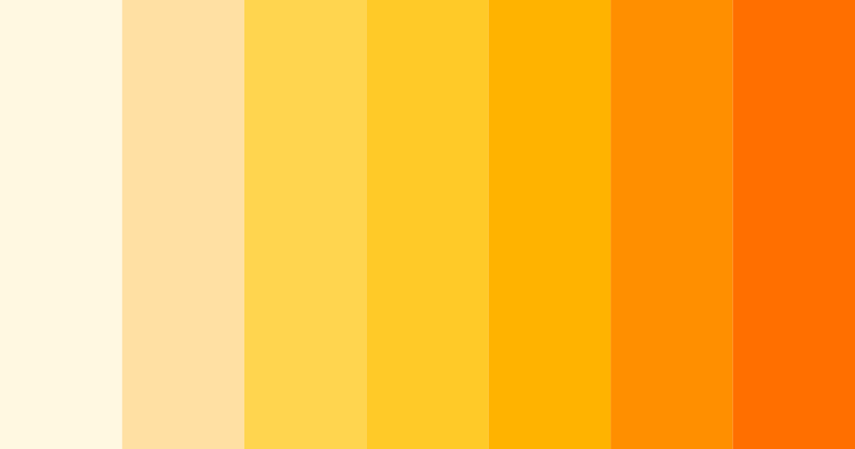 Download golden dawn color palette PNG image (landscape)