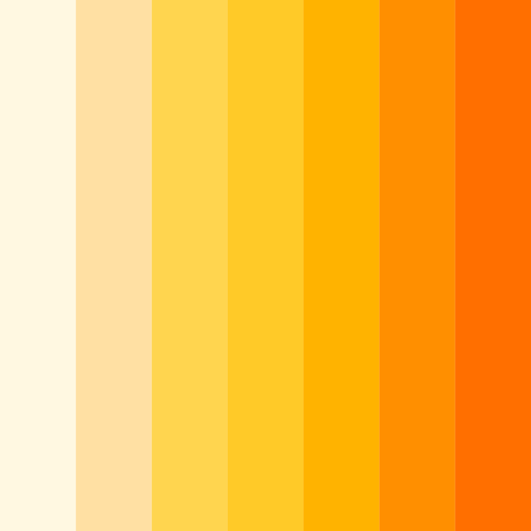 Download golden dawn color palette PNG image (square)