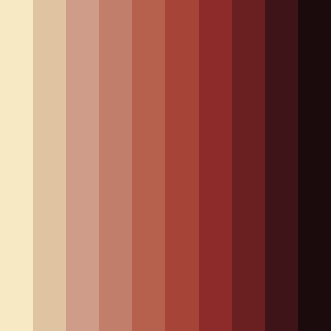 Download rustic red color palette PNG image (square)