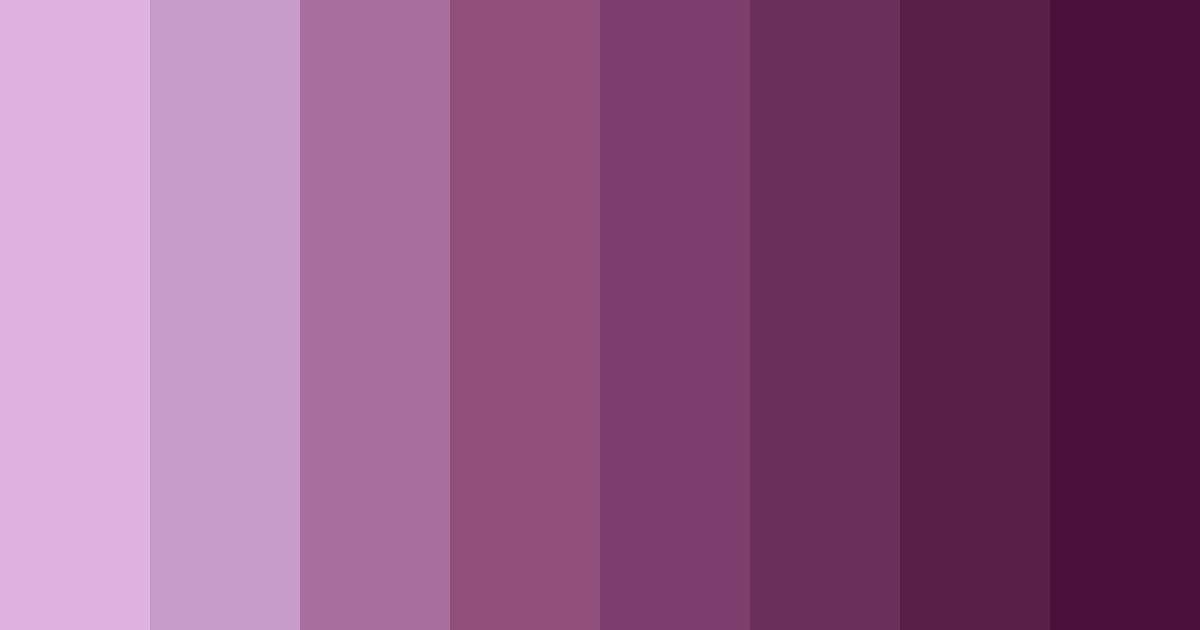 Download purple brown shades color palette PNG image (landscape)