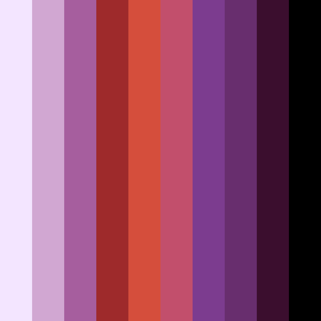 Download crimson twilight color palette PNG image (square)