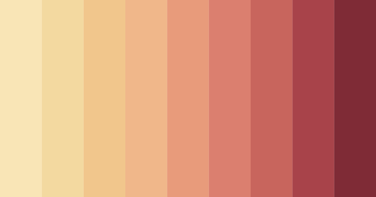 Download sunset blush color palette PNG image (landscape)