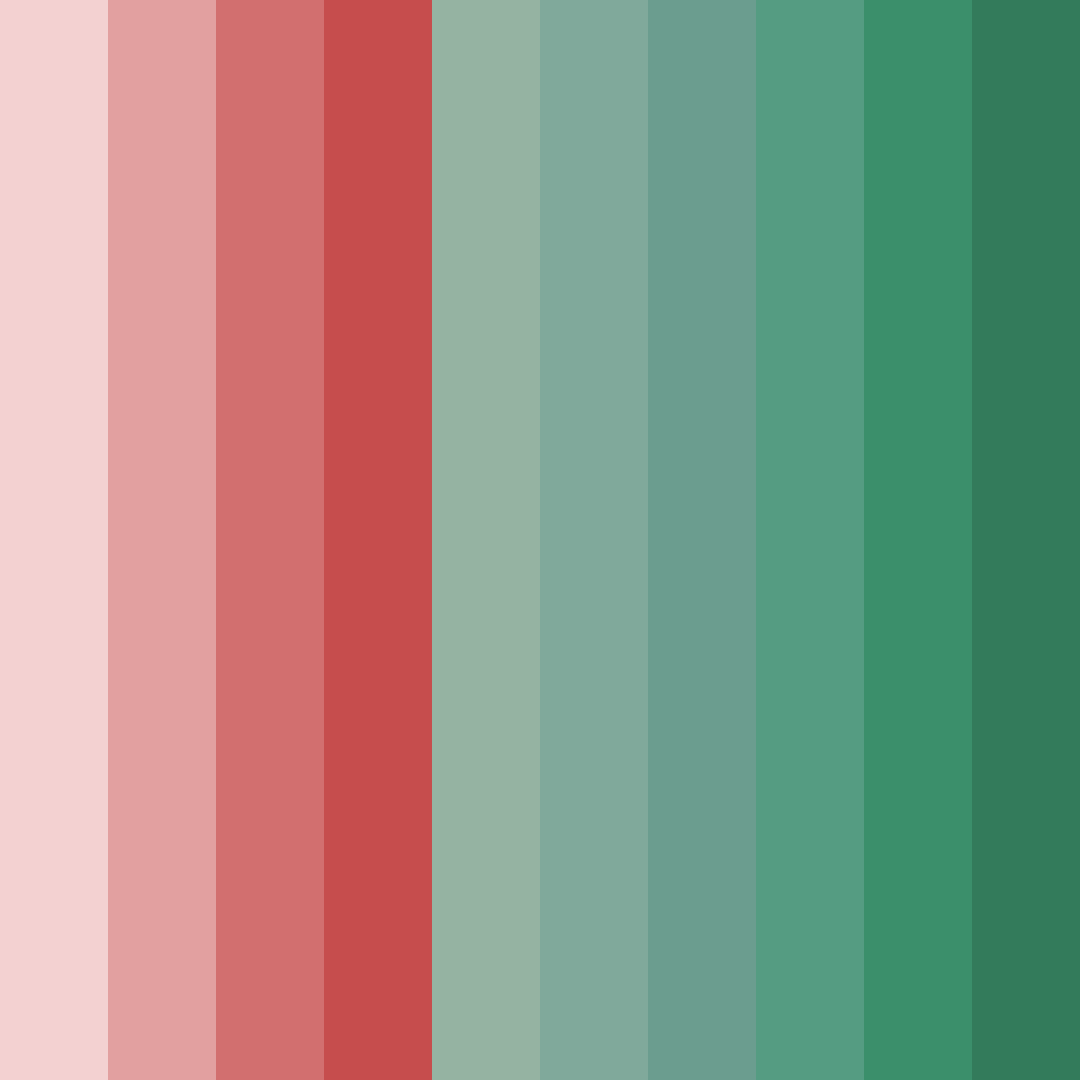 Download dusty rose and sage green color palette PNG image (square)