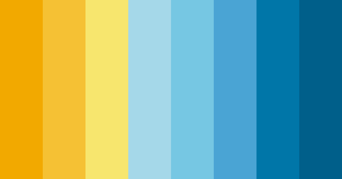 Download orange blue dream color palette PNG image (landscape)