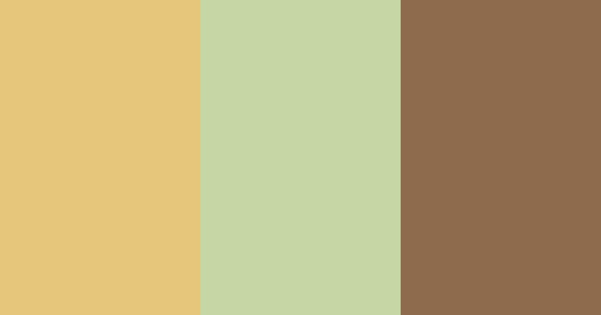 Download golden green color palette PNG image (landscape)