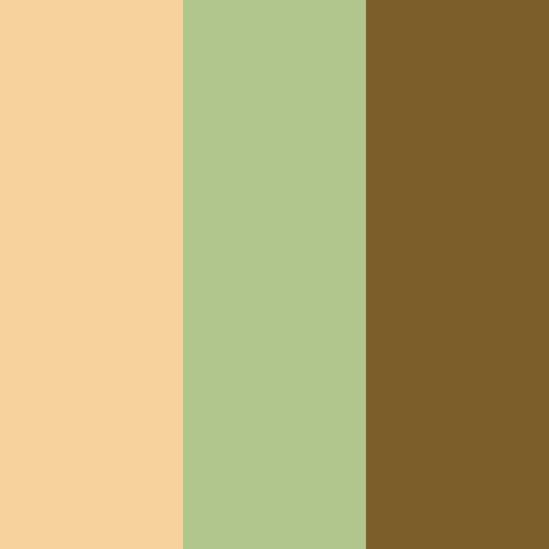 Download golden grove harmony color palette PNG image (square)