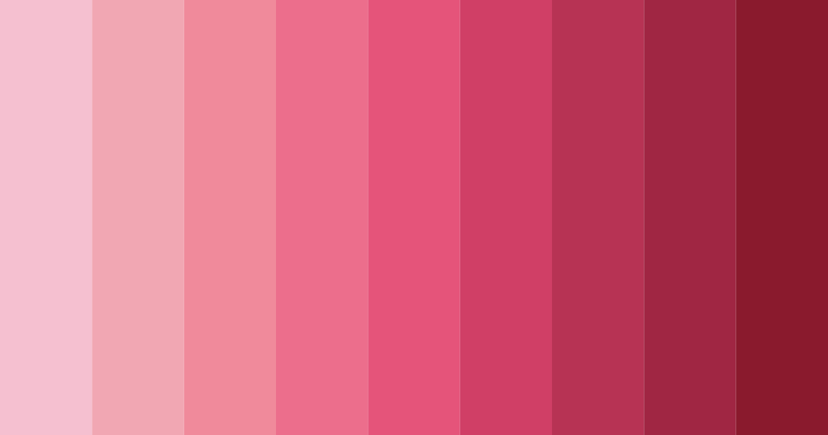 Download blushing garden color palette PNG image (landscape)