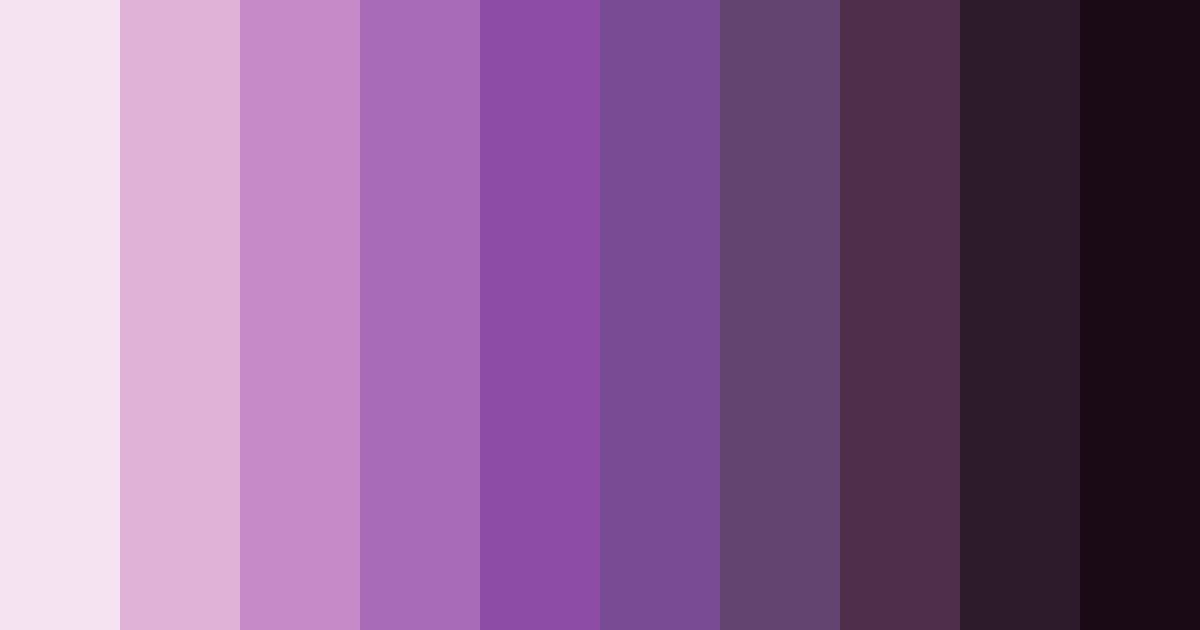 Download purple calm color palette PNG image (landscape)