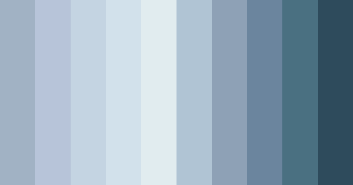 Download blue grey calm color palette PNG image (landscape)