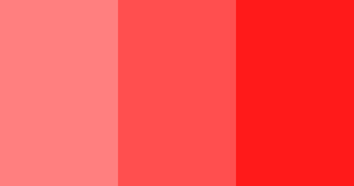 Download bright red color palette PNG image (landscape)