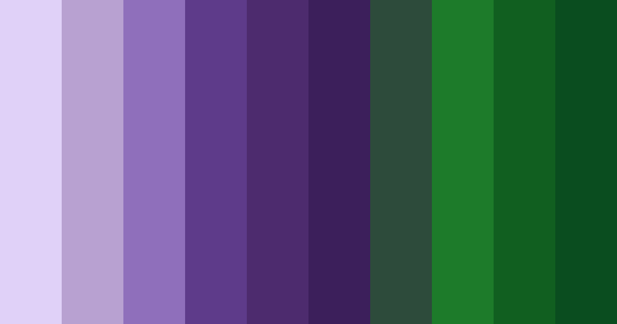 Download enchanted twilight color palette PNG image (landscape)