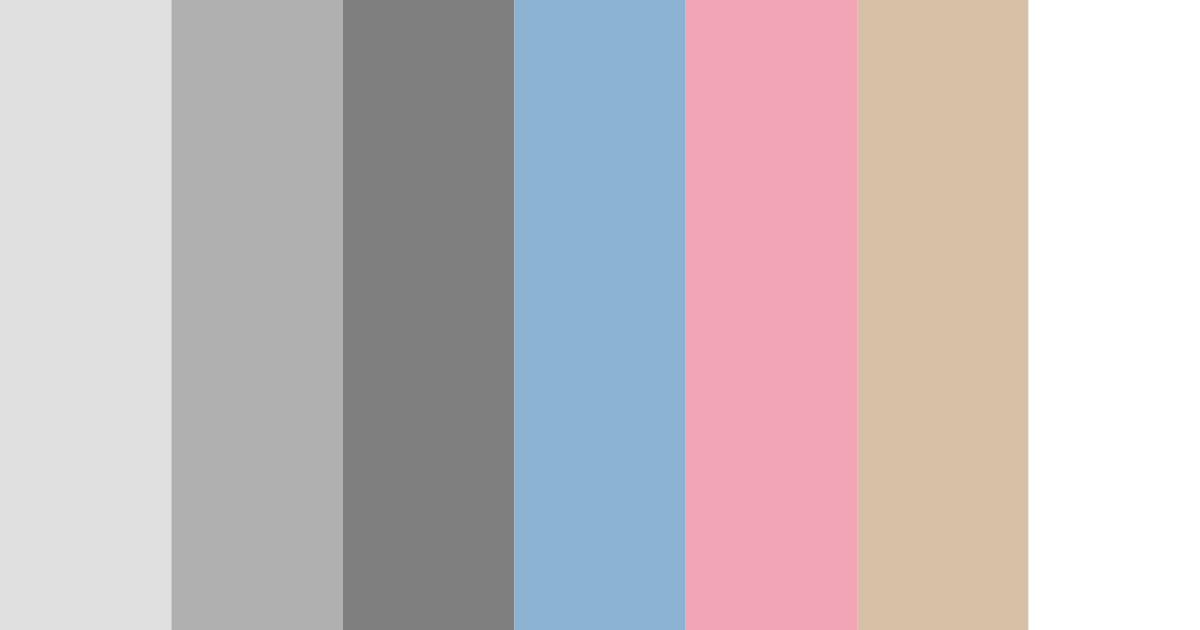 Download shades of grey color palette PNG image (landscape)