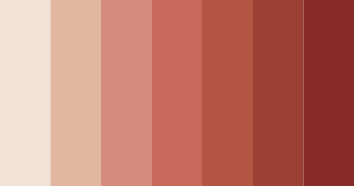 Download warm red color palette PNG image (landscape)