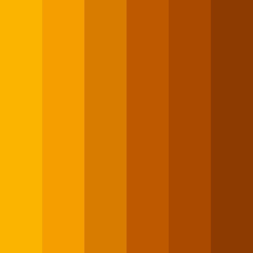 Download amber ember color palette PNG image (square)
