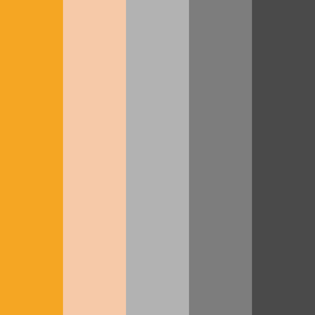 Download sunset shadows color palette PNG image (square)