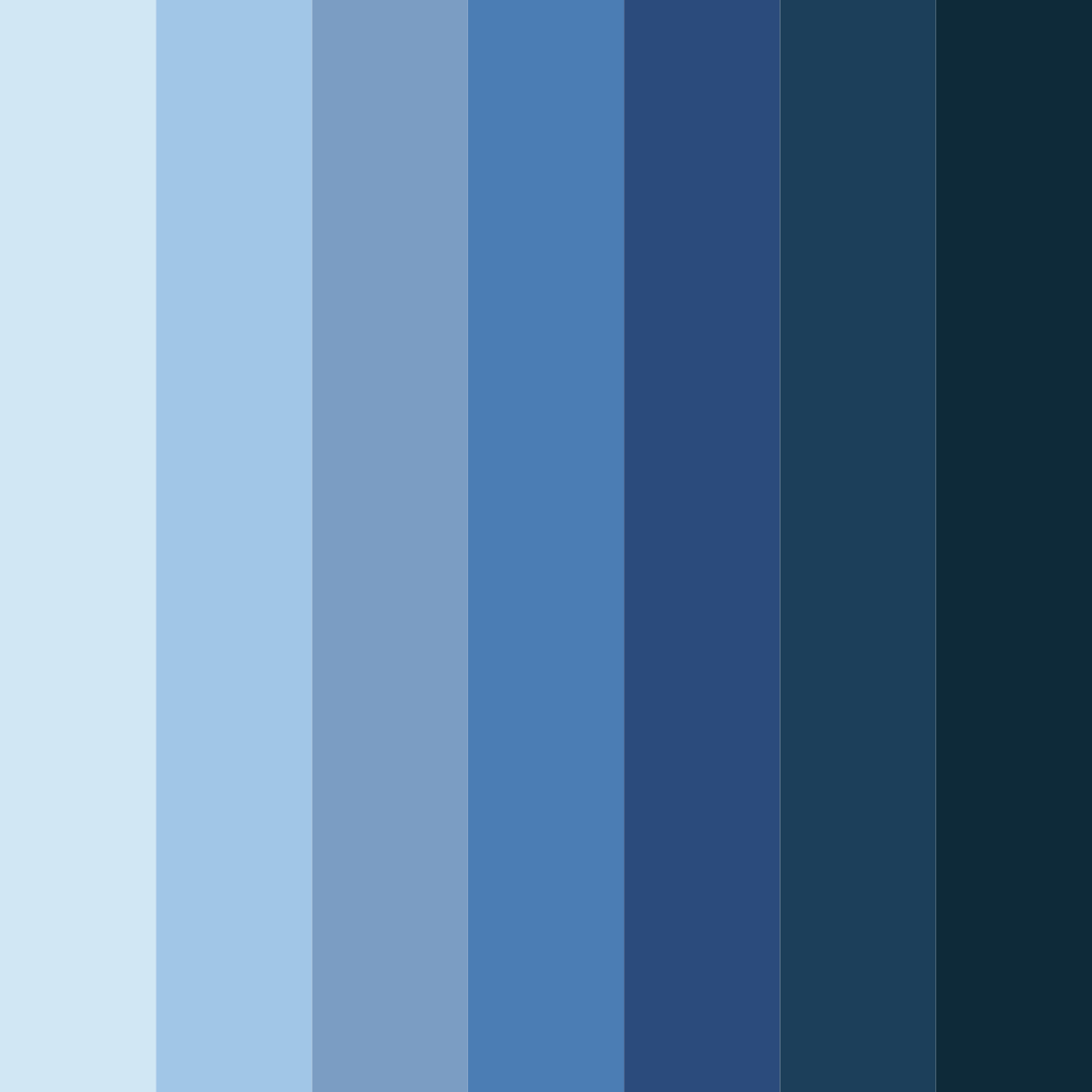 Download serene discovery color palette PNG image (square)