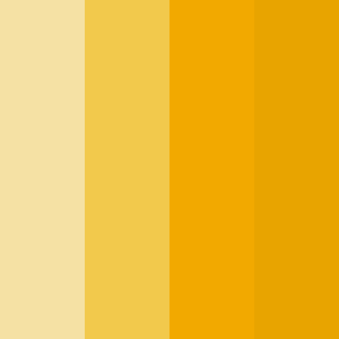 Download golden honeymoon color palette PNG image (square)