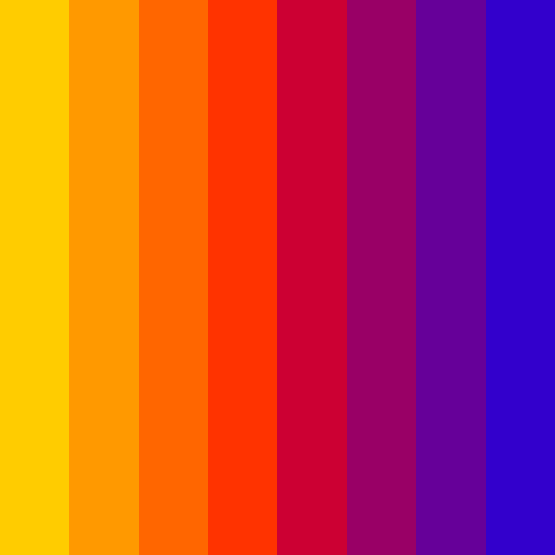 Download vivid spectrum color palette PNG image (square)