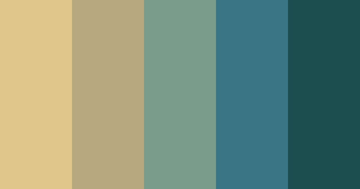 Download golden tide color palette PNG image (landscape)