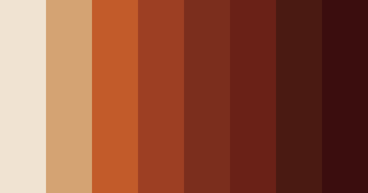 Download dark green and red-orange harmony color palette PNG image (landscape)
