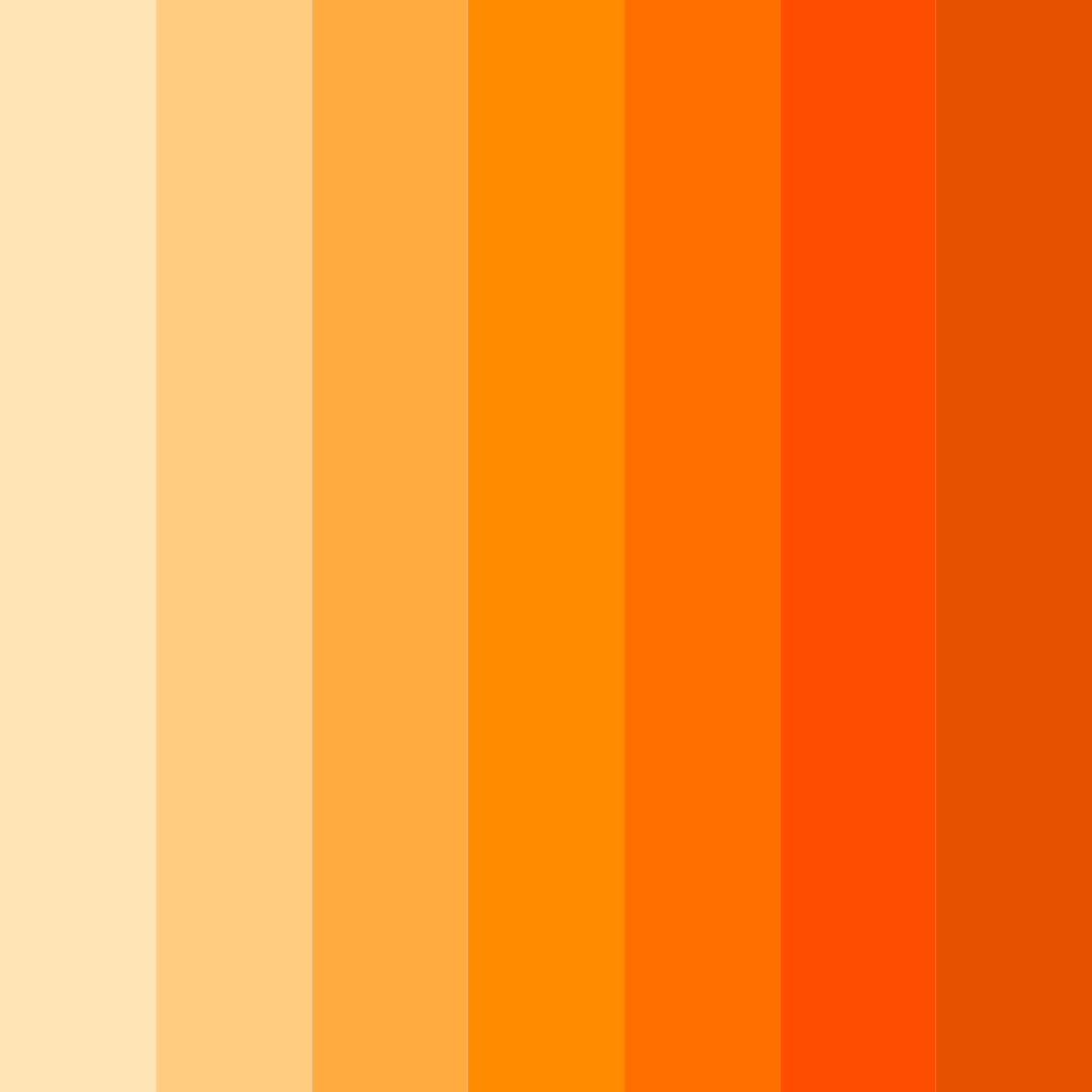 Download sunset serenade color palette PNG image (square)