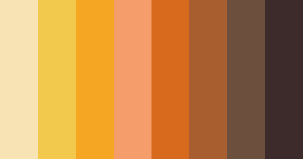 Download warm earthy tones color palette PNG image (landscape)