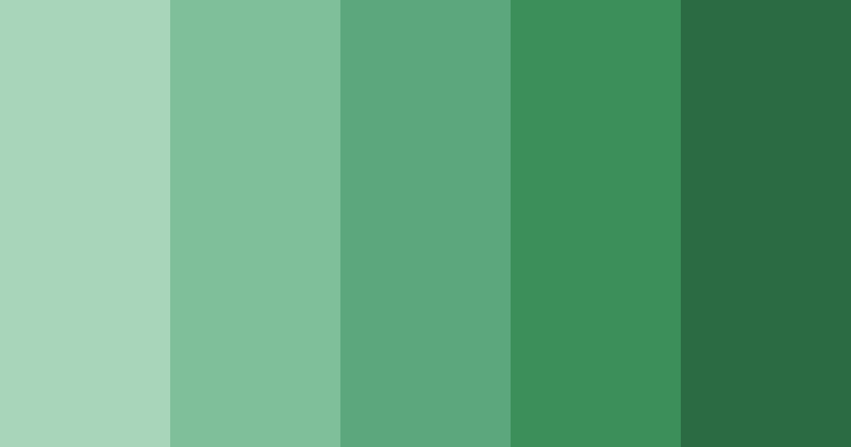 Download verdant depths color palette PNG image (landscape)