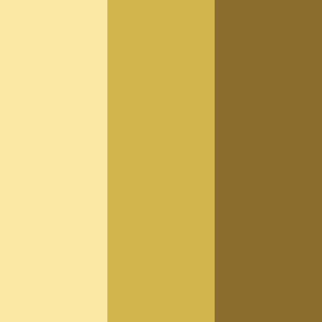 Download golden echoes color palette PNG image (square)