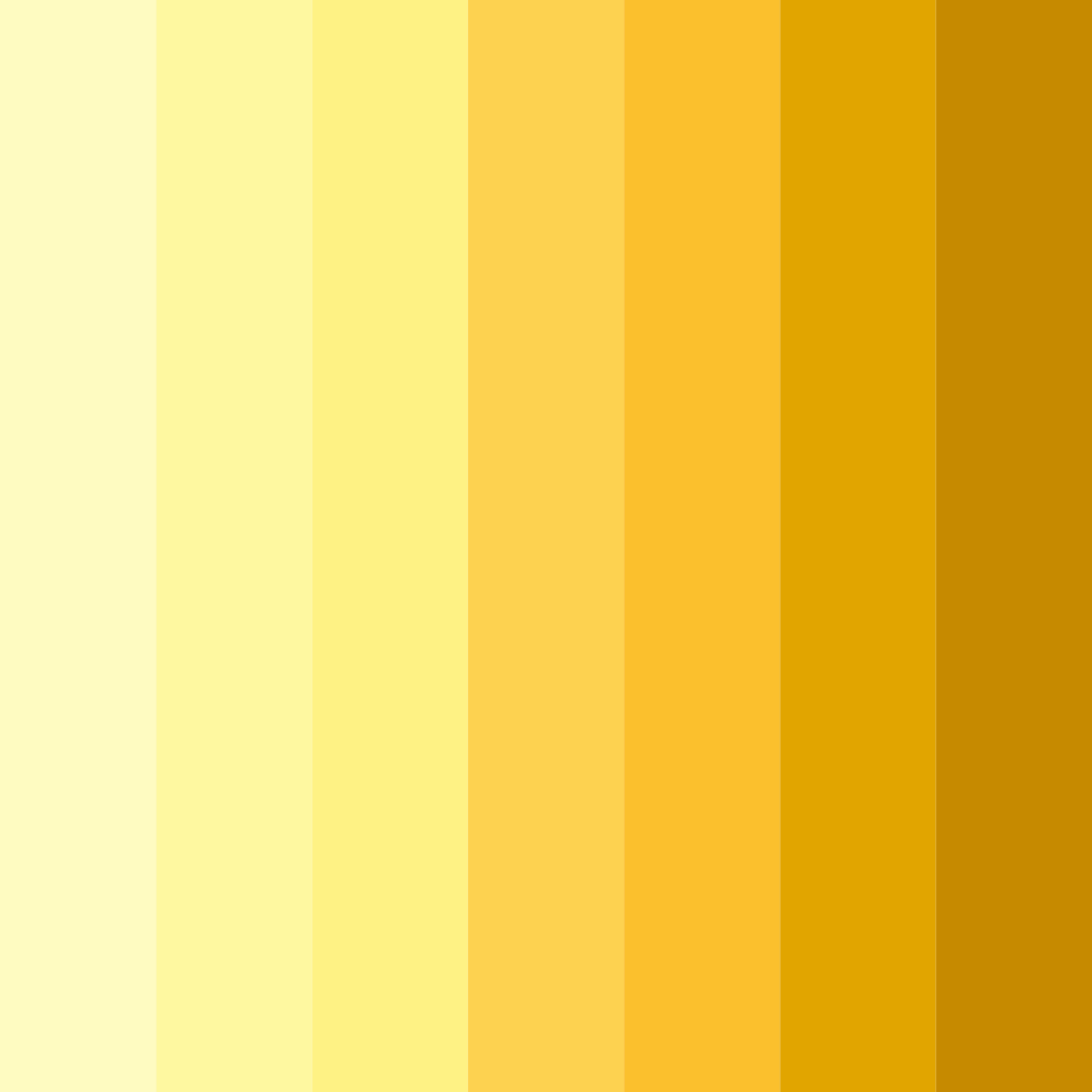 Download soft yellow day color palette PNG image (square)