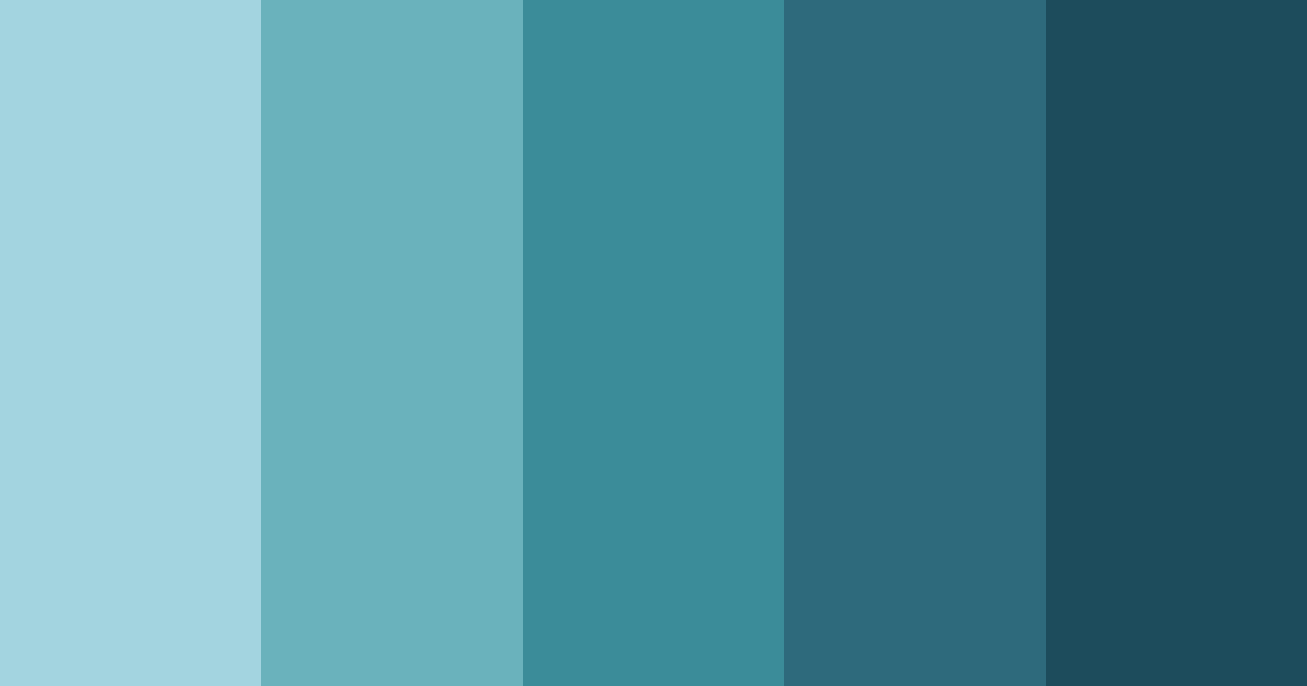 Download tidal serenity color palette PNG image (landscape)