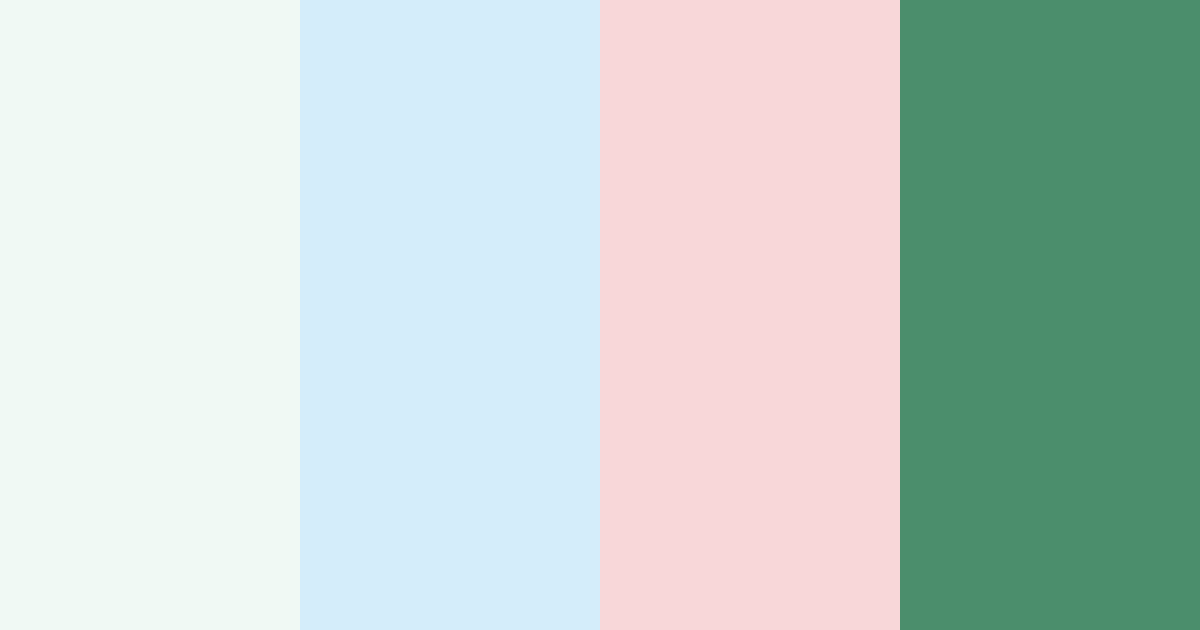 Download whimsical garden color palette PNG image (landscape)
