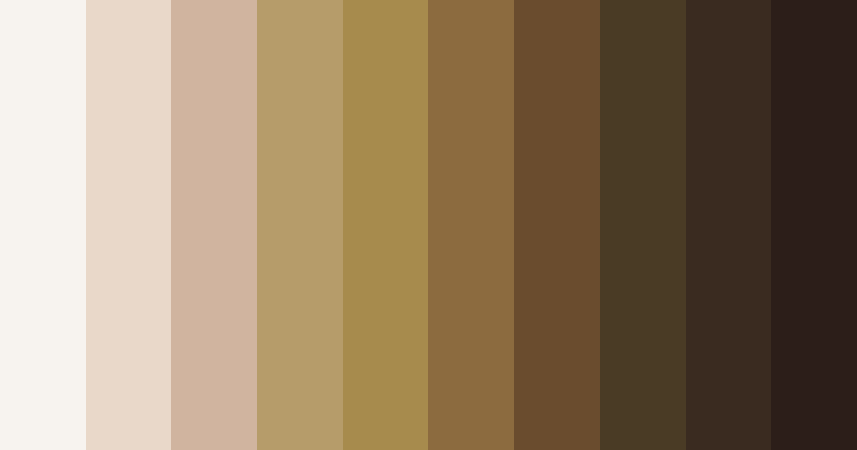 Download earthy beige color palette PNG image (landscape)
