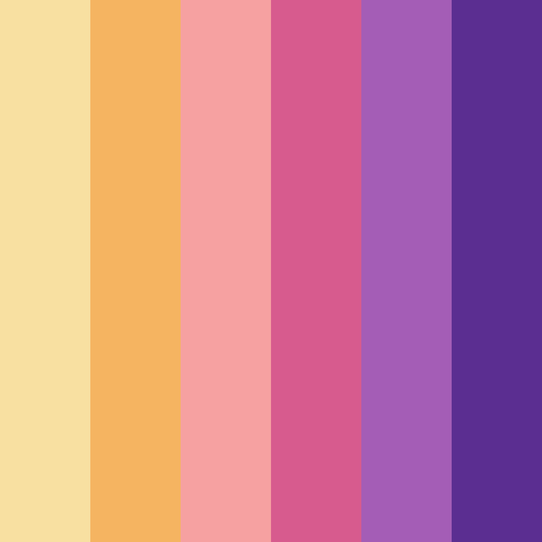 Download vibrant party purple color palette PNG image (square)