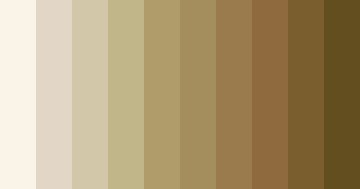 Download light beige cream color palette PNG image (landscape)