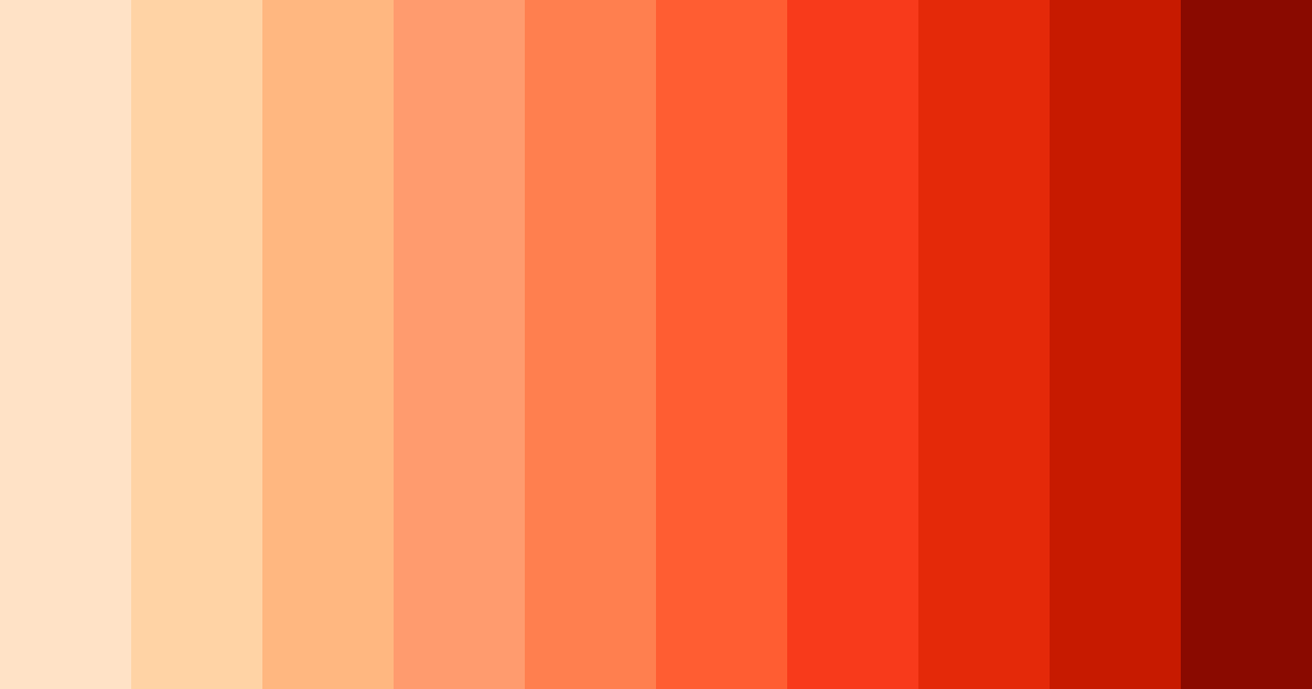 Download bisque bliss color palette PNG image (landscape)