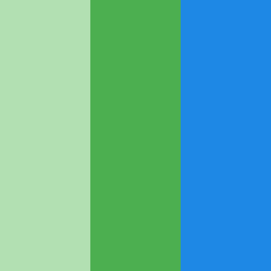 Download shades of green and blue color palette PNG image (square)