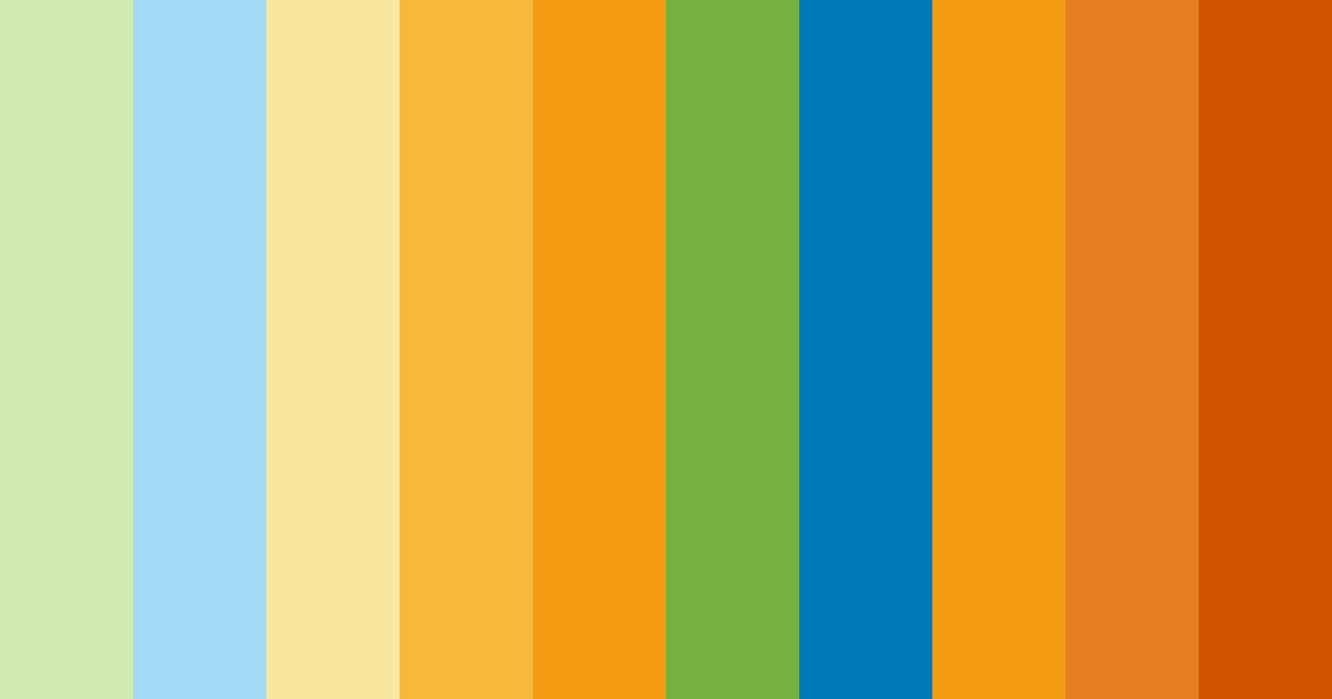 Download shades of green and blue color palette PNG image (landscape)