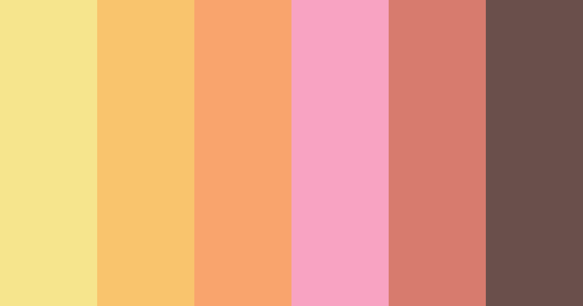 Download warm sunset color palette PNG image (landscape)