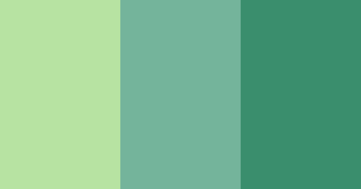 Download natural green color palette PNG image (landscape)