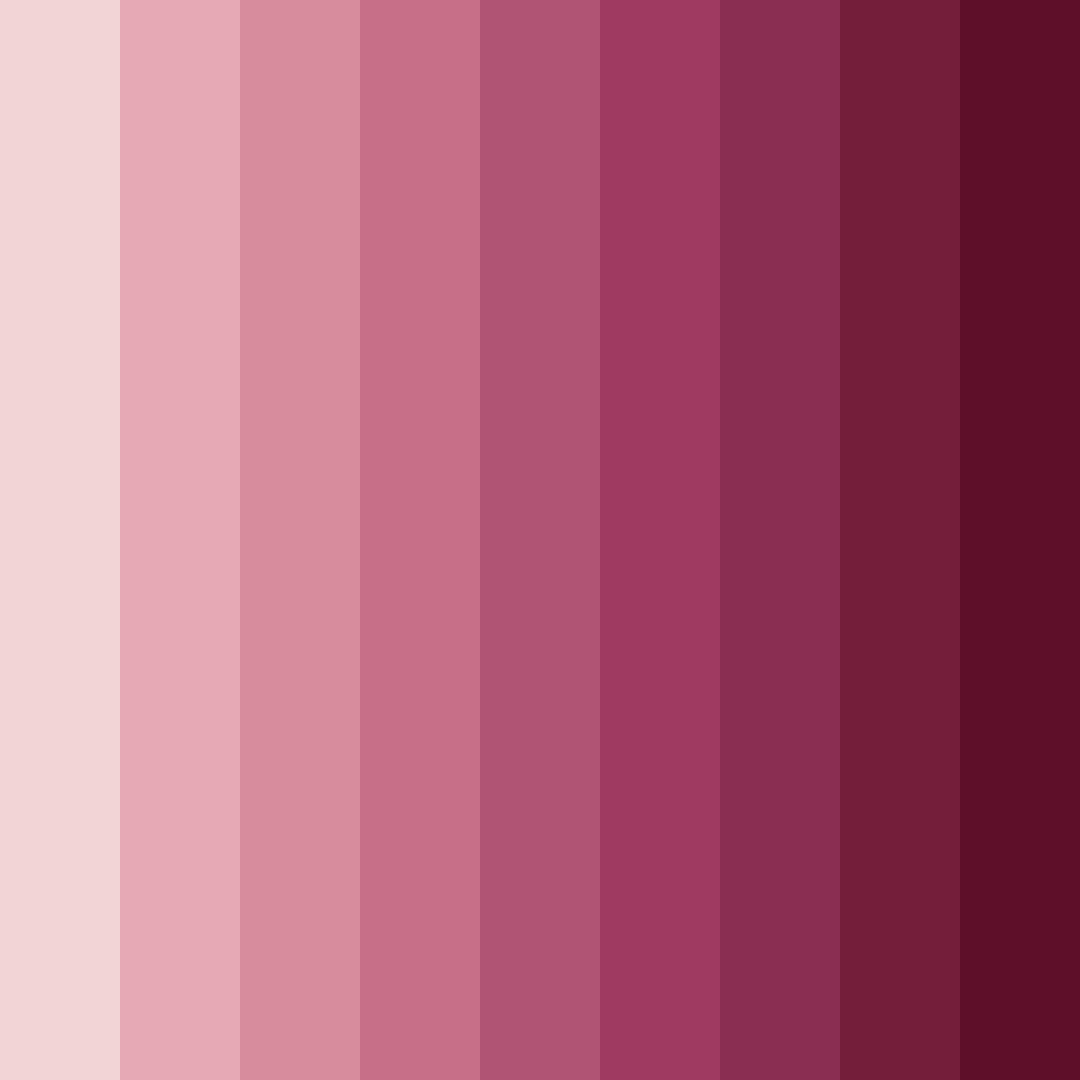Download blushing rose garden color palette PNG image (square)