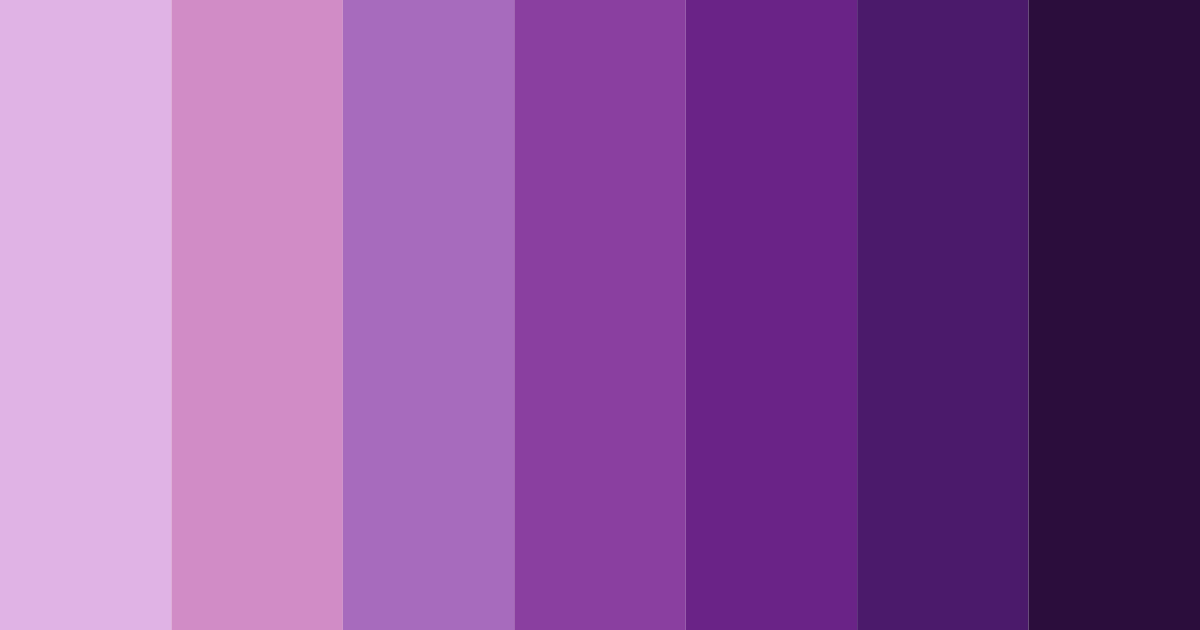 Download enchanted amethyst dream color palette PNG image (landscape)