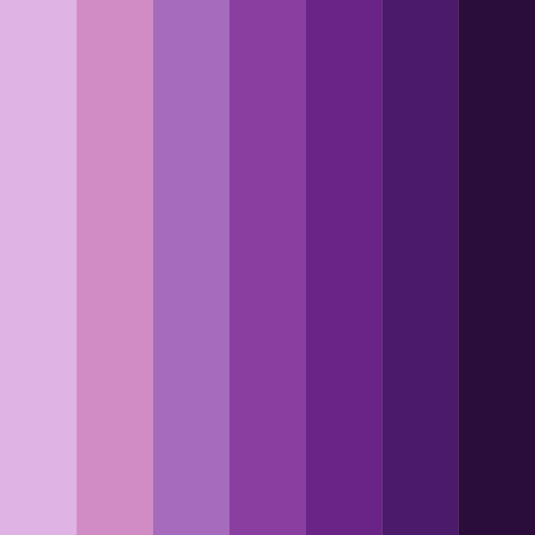 Download enchanted amethyst dream color palette PNG image (square)