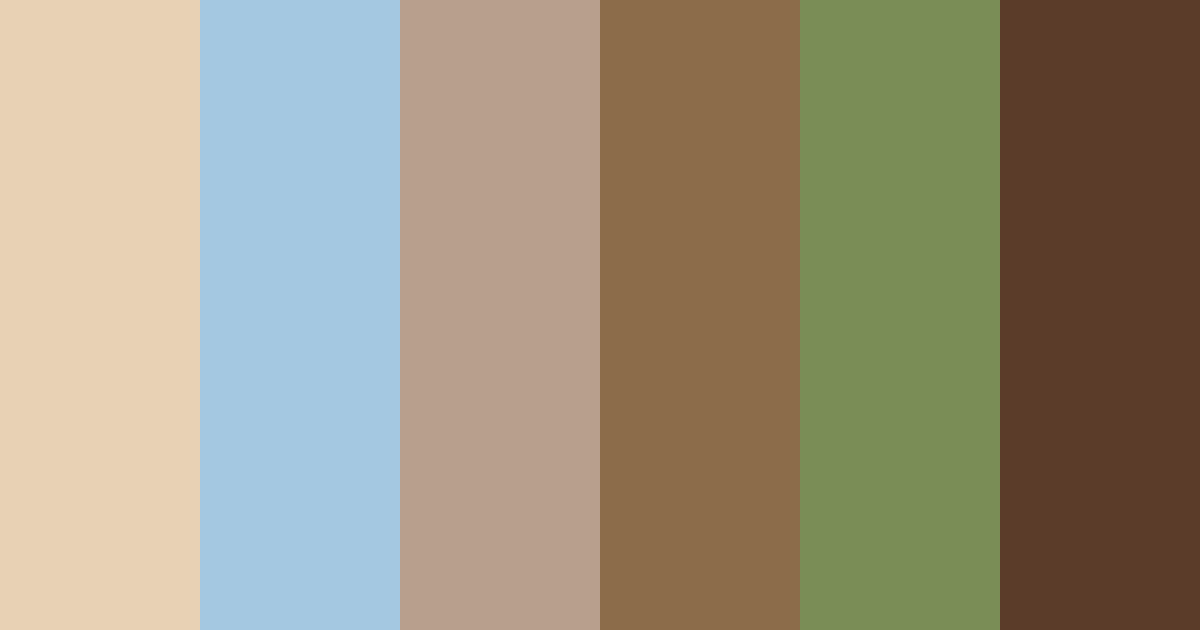 Download earth and sky harmony color palette PNG image (landscape)