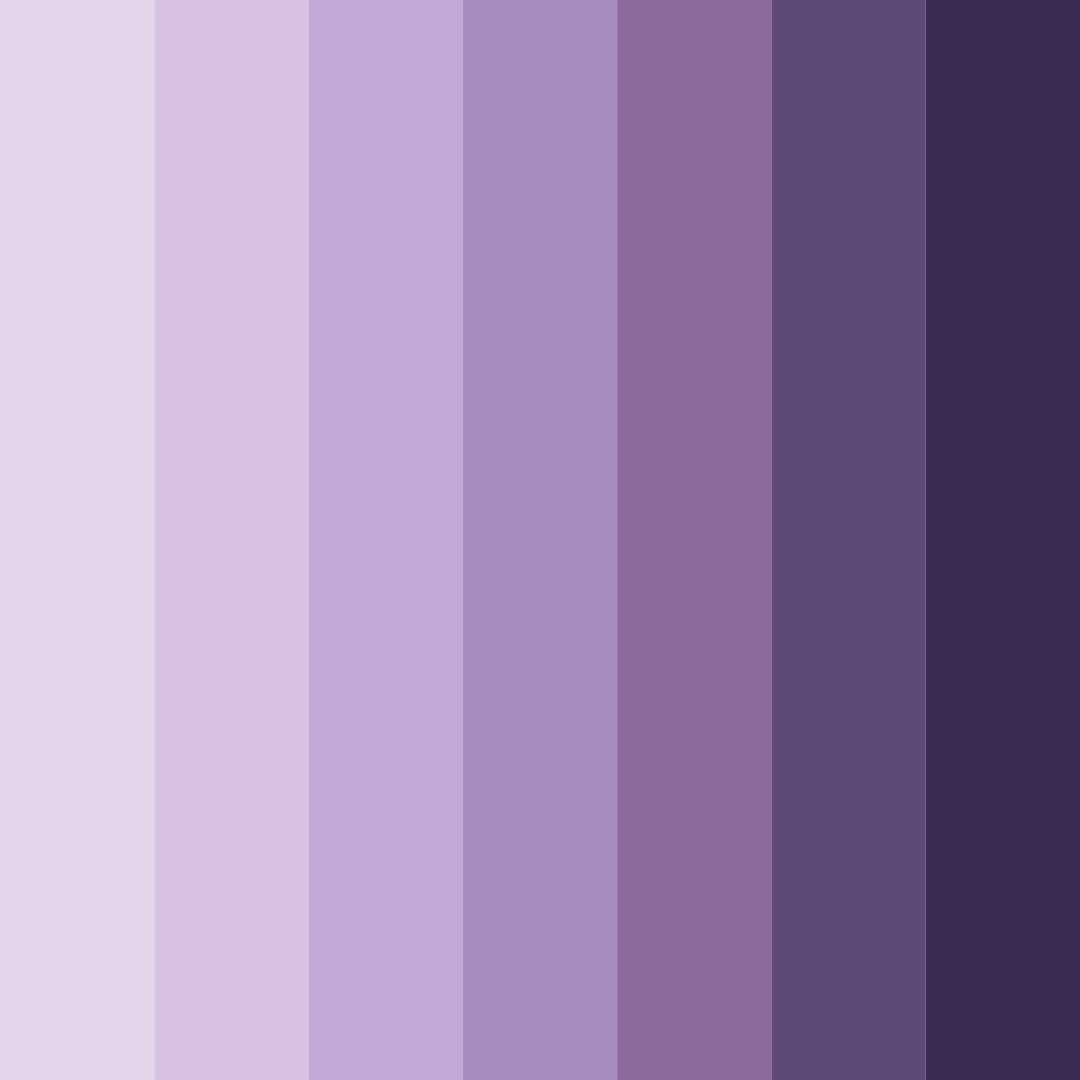 Download whispers of lavender color palette PNG image (square)