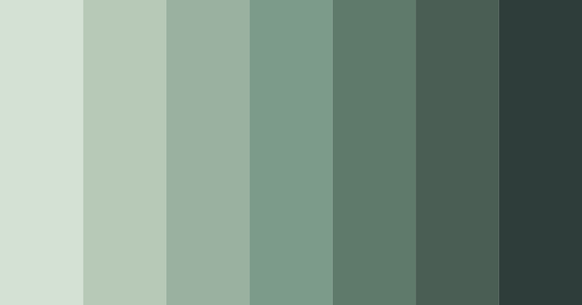 Download sage serenity color palette PNG image (landscape)