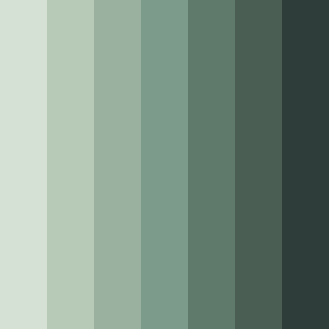 Download sage serenity color palette PNG image (square)