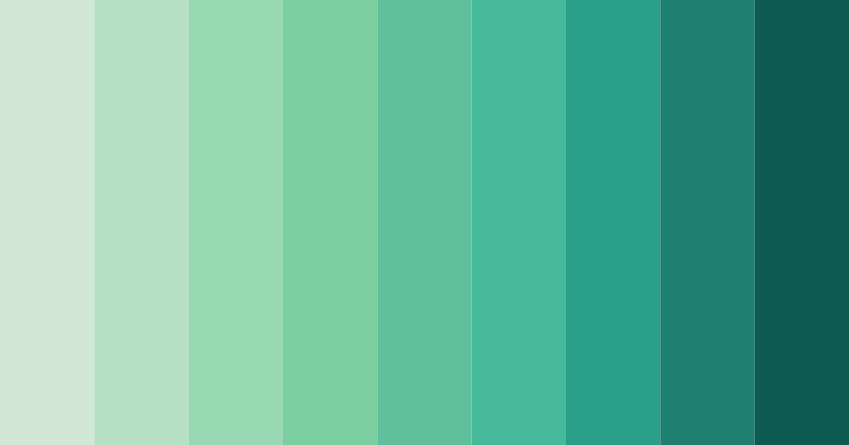 Download sage serenity color palette PNG image (landscape)