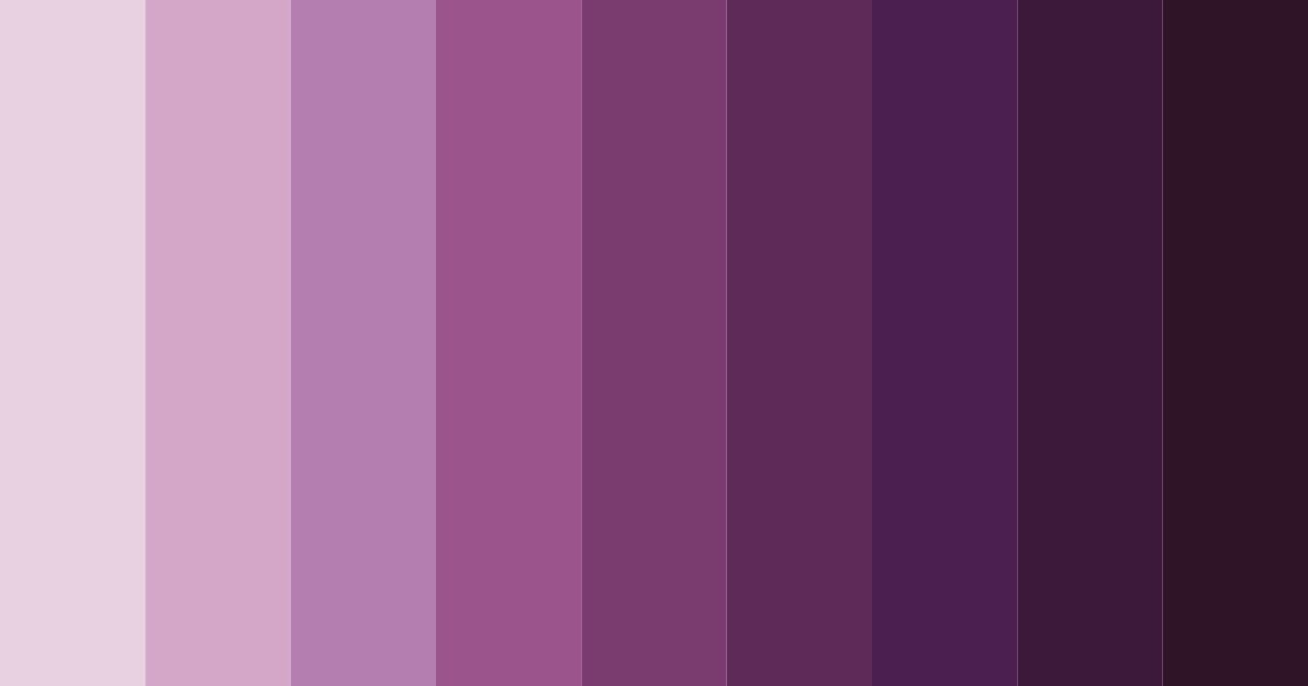 Download eggplant elegance color palette PNG image (landscape)