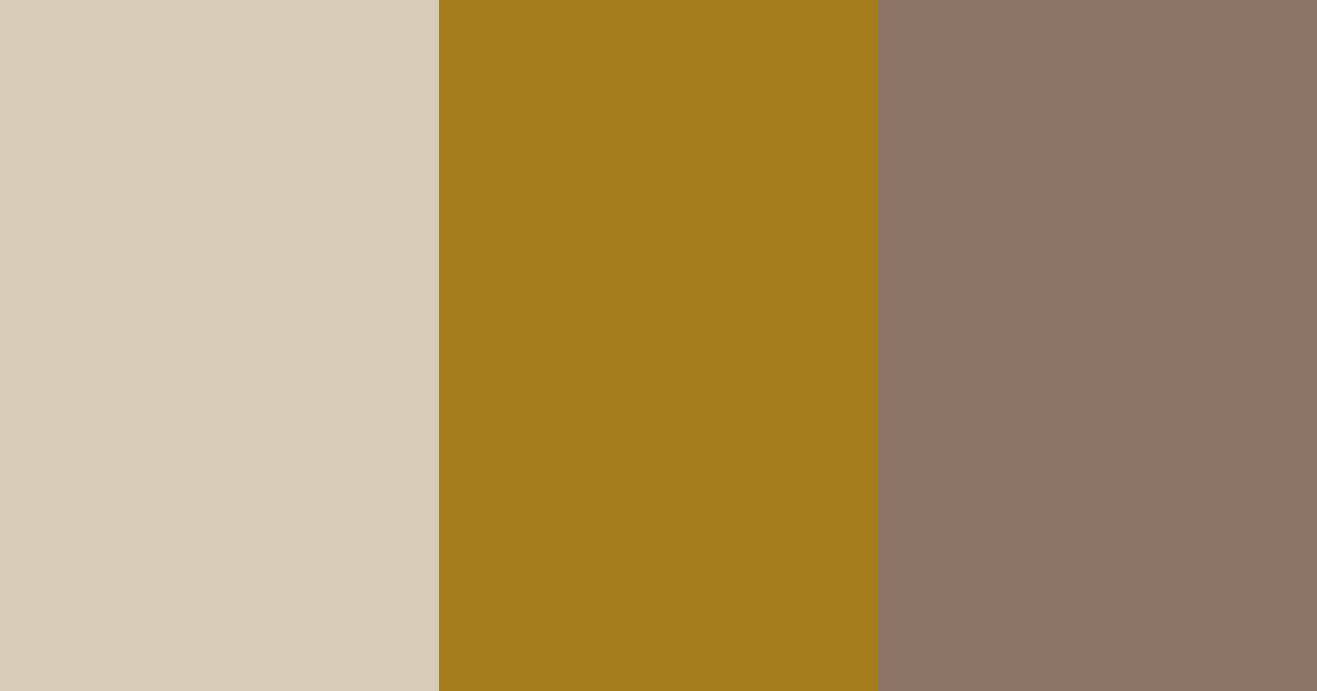 Download earthy bronze color palette PNG image (landscape)
