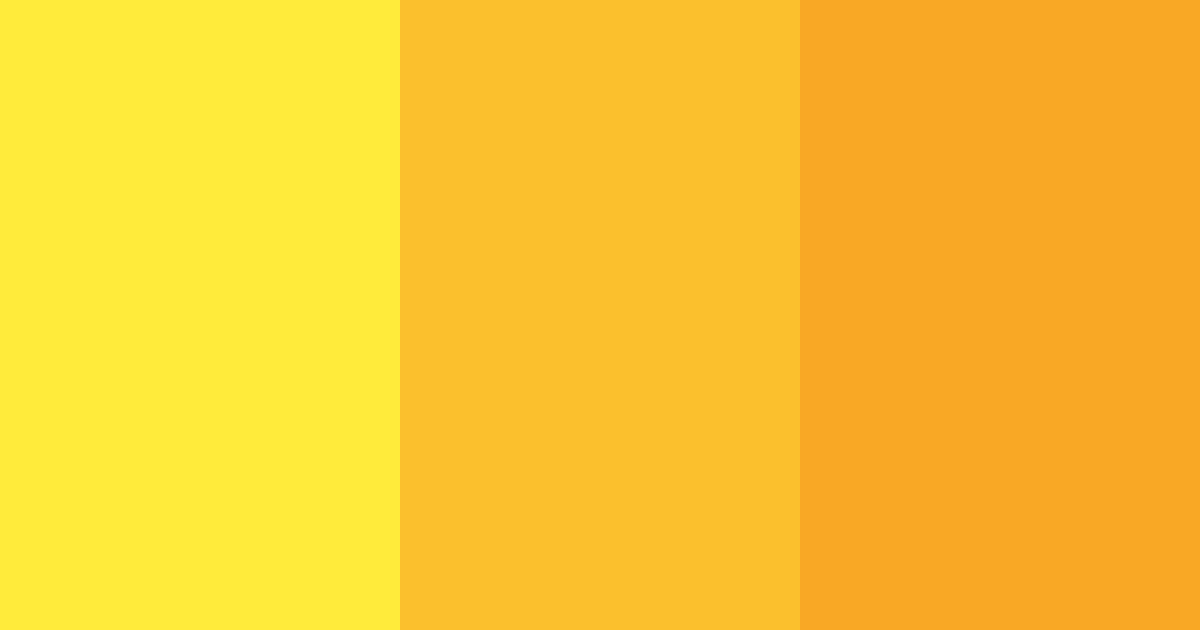 Download sunshine symphony color palette PNG image (landscape)